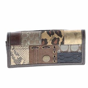 Vintage Coach Multicolor Patchwork Wallet